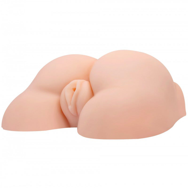 Bangers Fat Ass Fucker Flesh Vibrating Masturbator – Dual Orifice TPR with Powerful Vibes