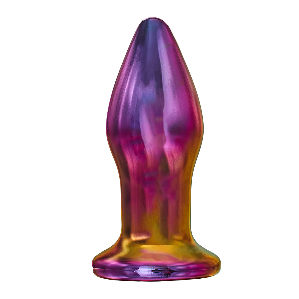 Glamour Glass Remote Control Vibrating Butt Plug – Borosilicate Glass with Wireless Remote