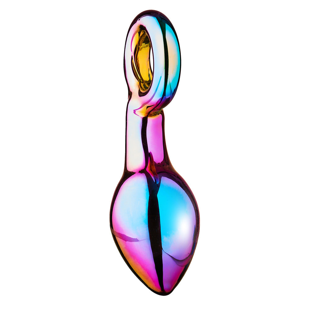 Glamour Glass Chunky Ring Anal Plug – Borosilicate Glass, Temperature Play