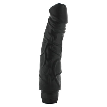 Black 8.6" Realistic Penis Vibrator with Veins & Contours