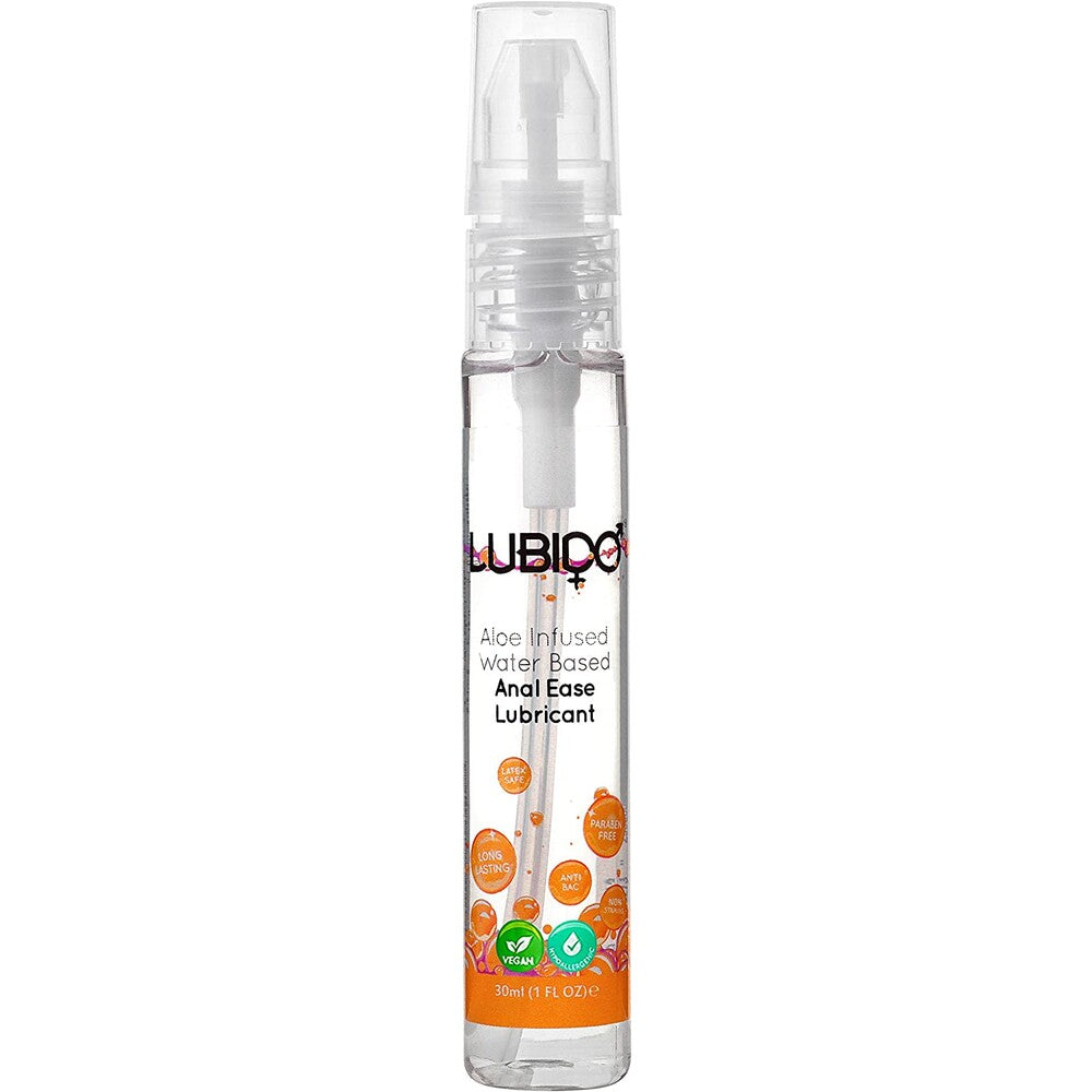 Lubido 30ml Paraben-Free Anal Water-Based Lubricant – Travel Size & Soothing