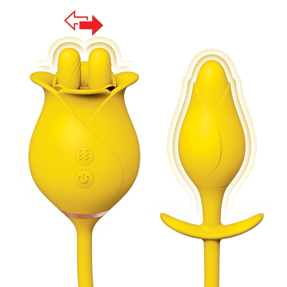 ClitTastic Tulip Finger Massager & Vibrating Pleasure Plug Set – USB Rechargeable