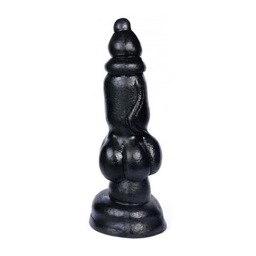 Hunglock Doggy Dildo – Large Vac-U-Lock Compatible with Textured Shaft
