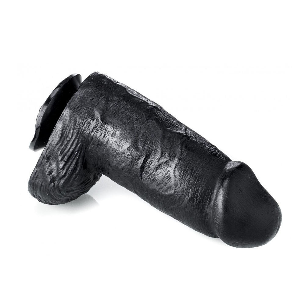 Hardastic Super Mike Huge Black Vinyl Dildo – 9.5 Inches