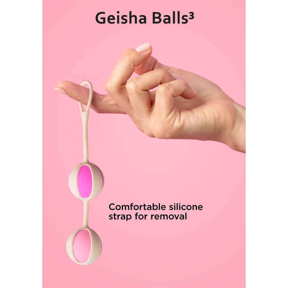 G Vibe Geisha Balls Set – Weighted Kegel Exercise Balls with Silicone Strap