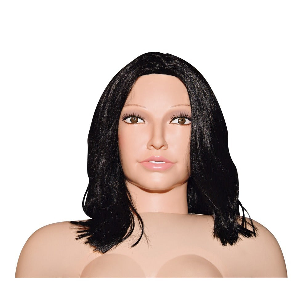 Leticia Life-Size Inflatable Love Doll with Vibration – Brunette