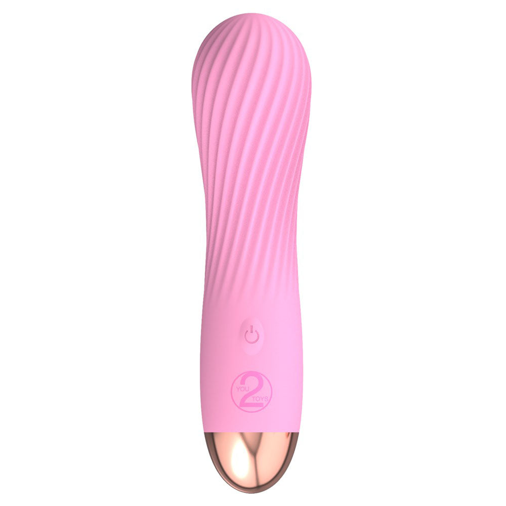 Cuties Silk Touch Rechargeable Mini Vibrator – Pink with 7 Vibration Modes