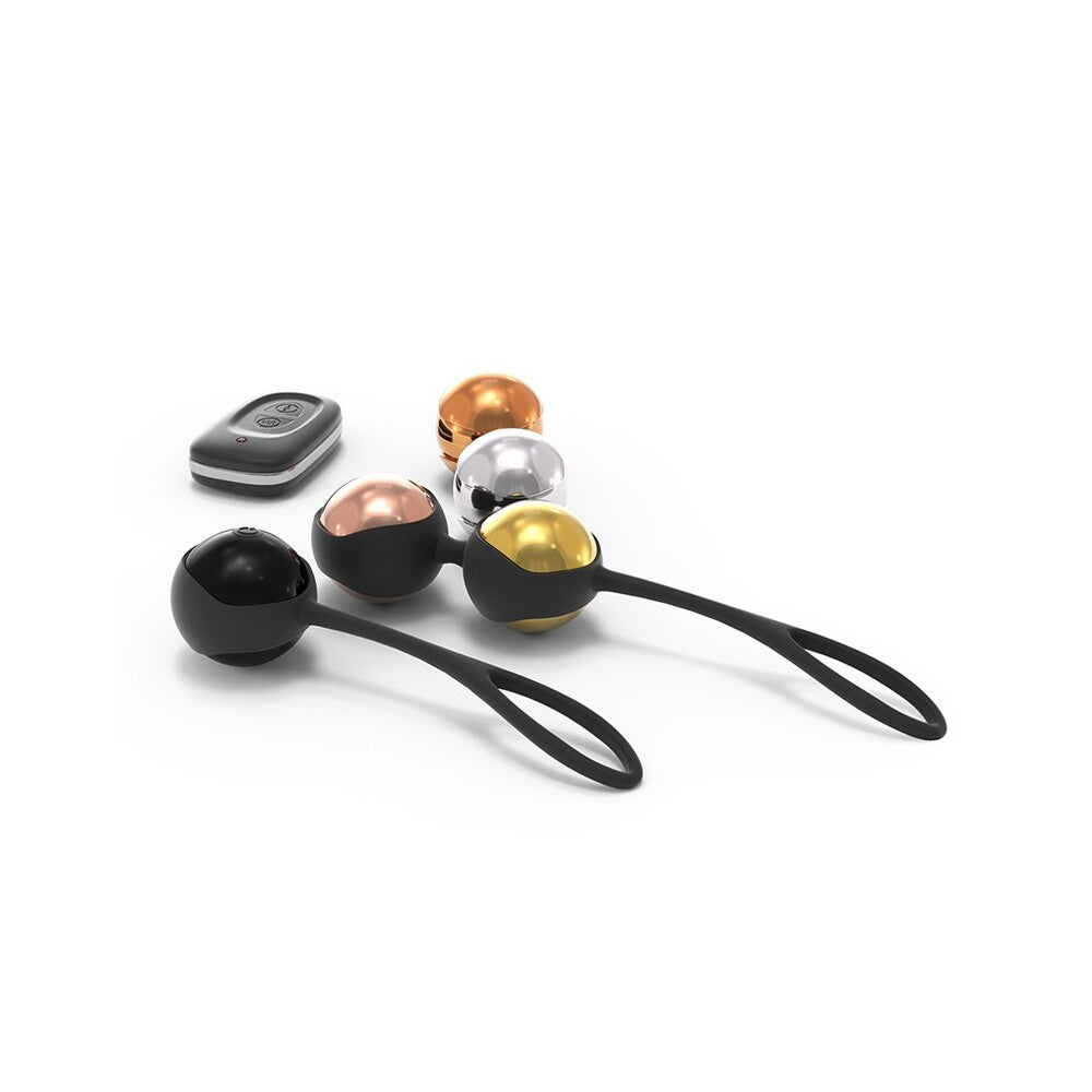 Dorcel Training Balls Remote Controlled Geisha Balls – Kegel Exercise with Remote Vibration