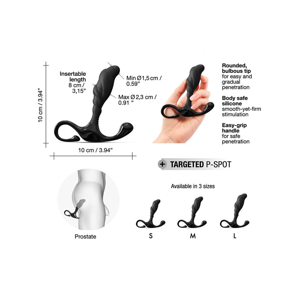 Dorcel Expert Small Prostate Plug – Ergonomic Silicone P-Spot Stimulator with Easy Grip
