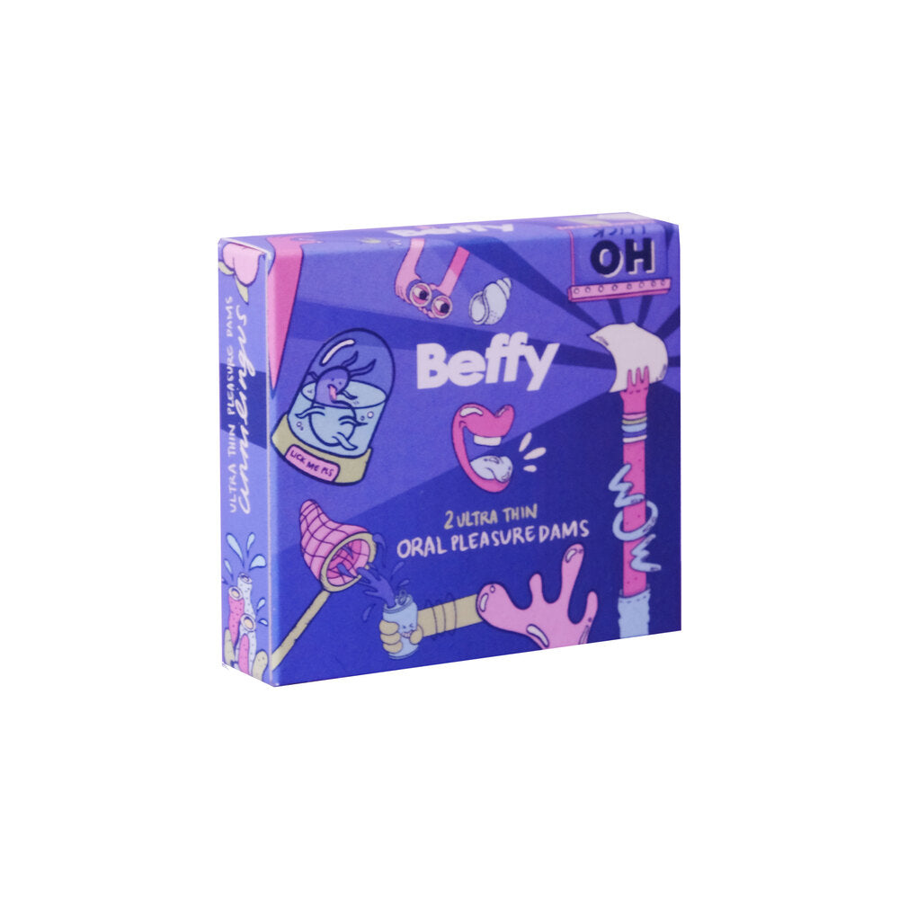 Beffy Ultra Thin Oral Pleasure Dams – 2 Pack Barrier Protection