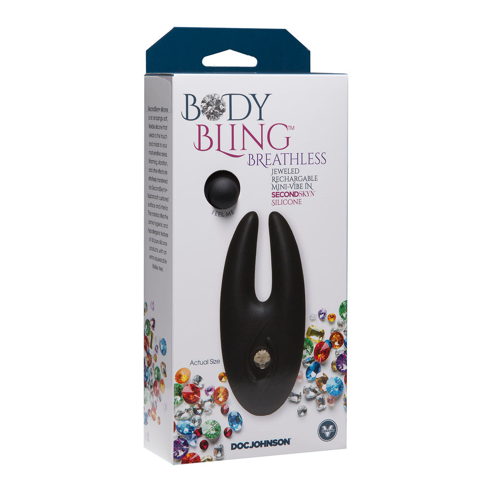 Body Bling Breathless Rechargeable Clitoral Vibrator – Soft Flexible Silicone