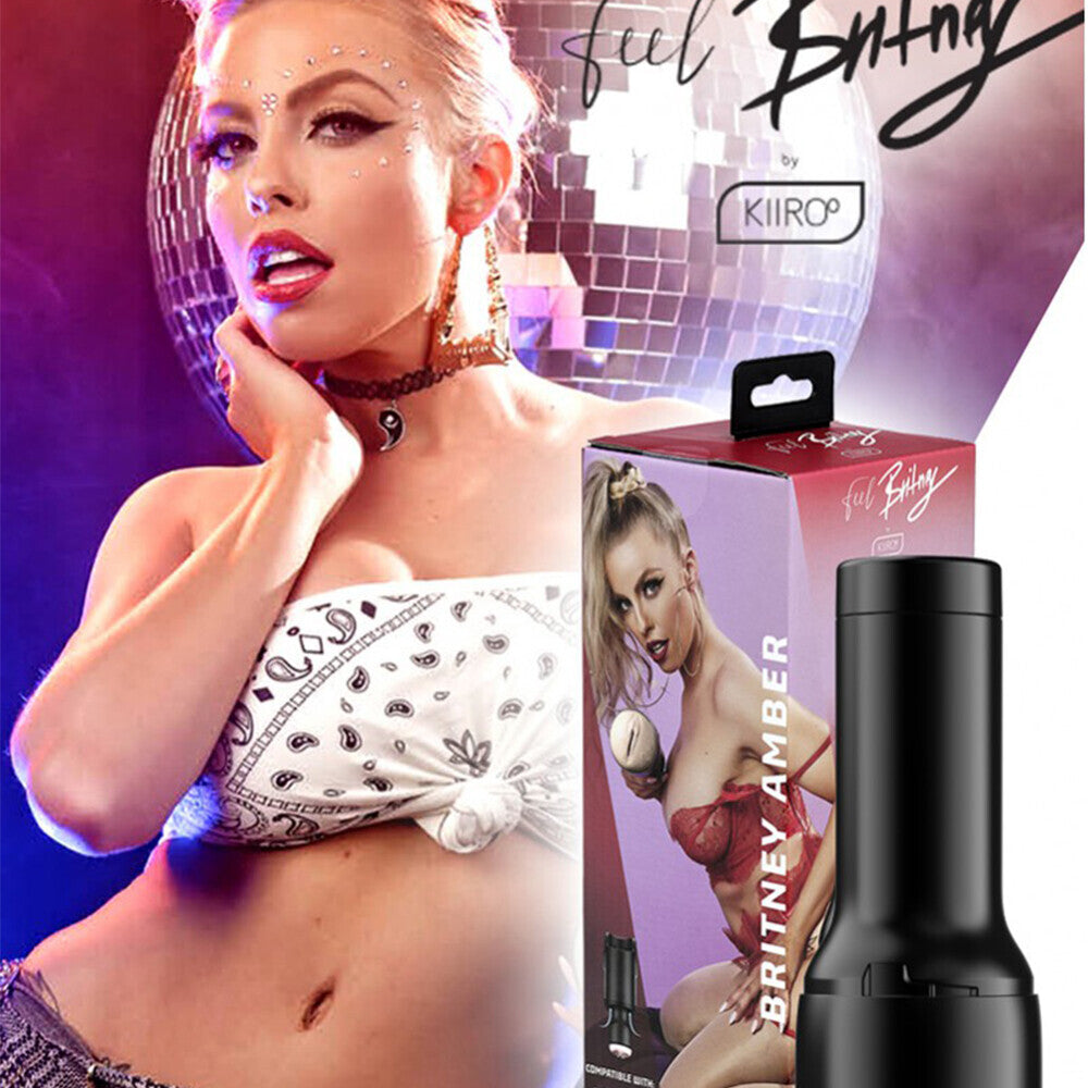 Kiiroo Britney Amber FeelStar Interactive Stroker – Realistic Male Masturbator