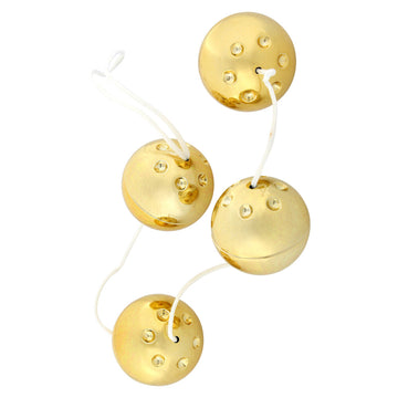 4 Gold Vibro Kegel Balls – Weighted Ben Wa Balls for Pelvic Strength & Pleasure