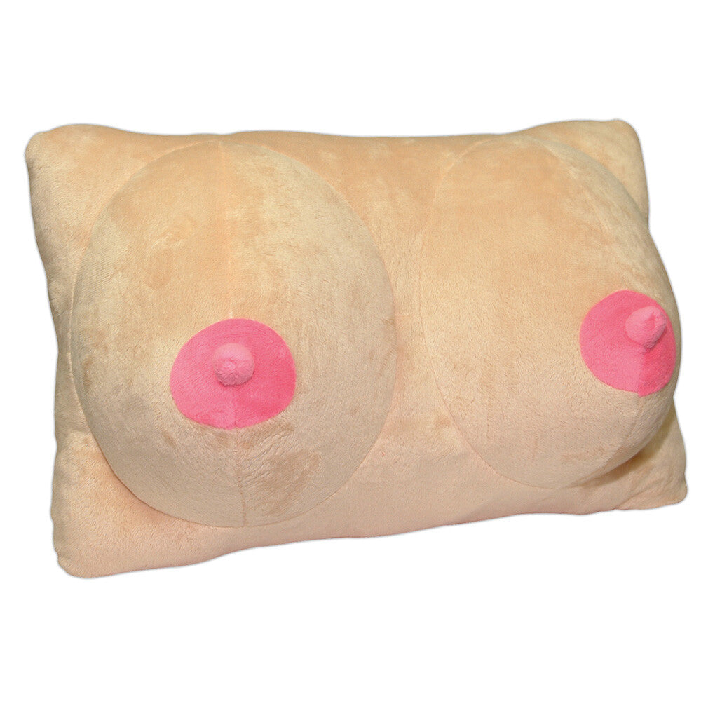Breasts Plush Pillow with Soft Pink Nipples – Cozy & Playful