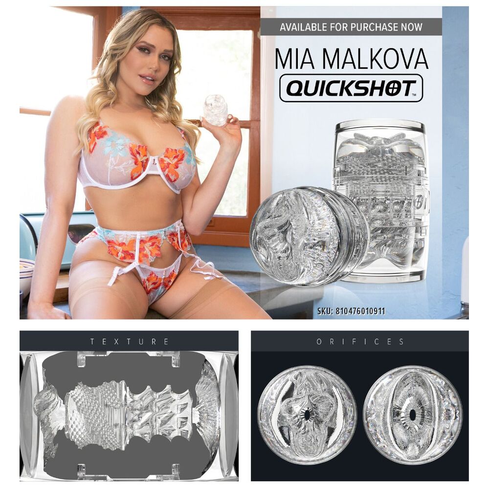 Fleshlight Quickshot Mia Malkova – Dual-Ended Male Masturbator