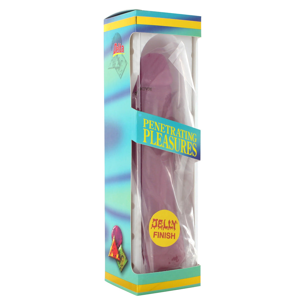 Jelly Purple Veined Dong – Realistic Penis-Shaped Dildo