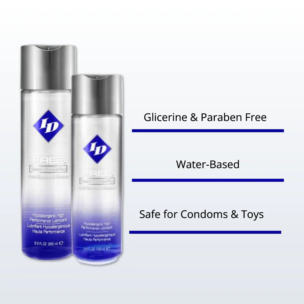 ID Free Hypoallergenic Water-Based Lubricant 65ml – Gentle & Skin-Friendly