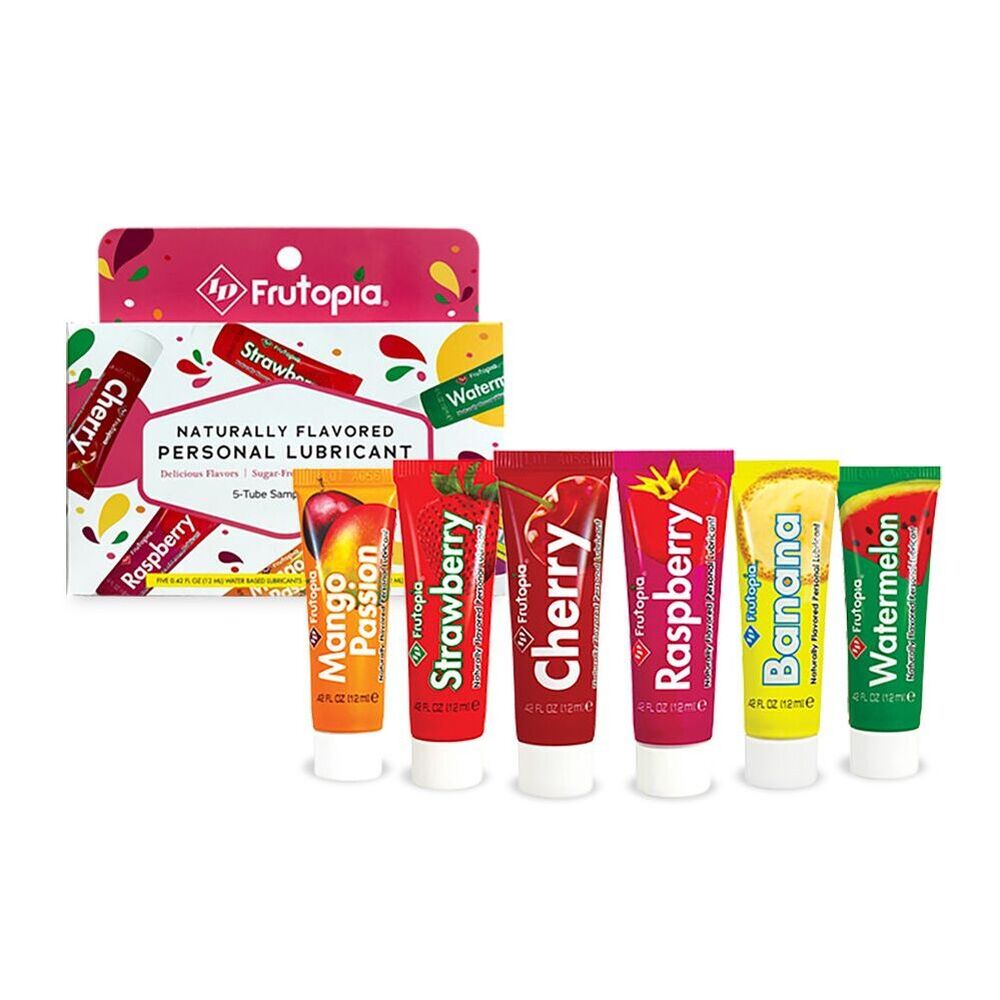 ID Frutopia Assorted 5-Tube Sampler Pack – Fruity Flavoured Lubricants