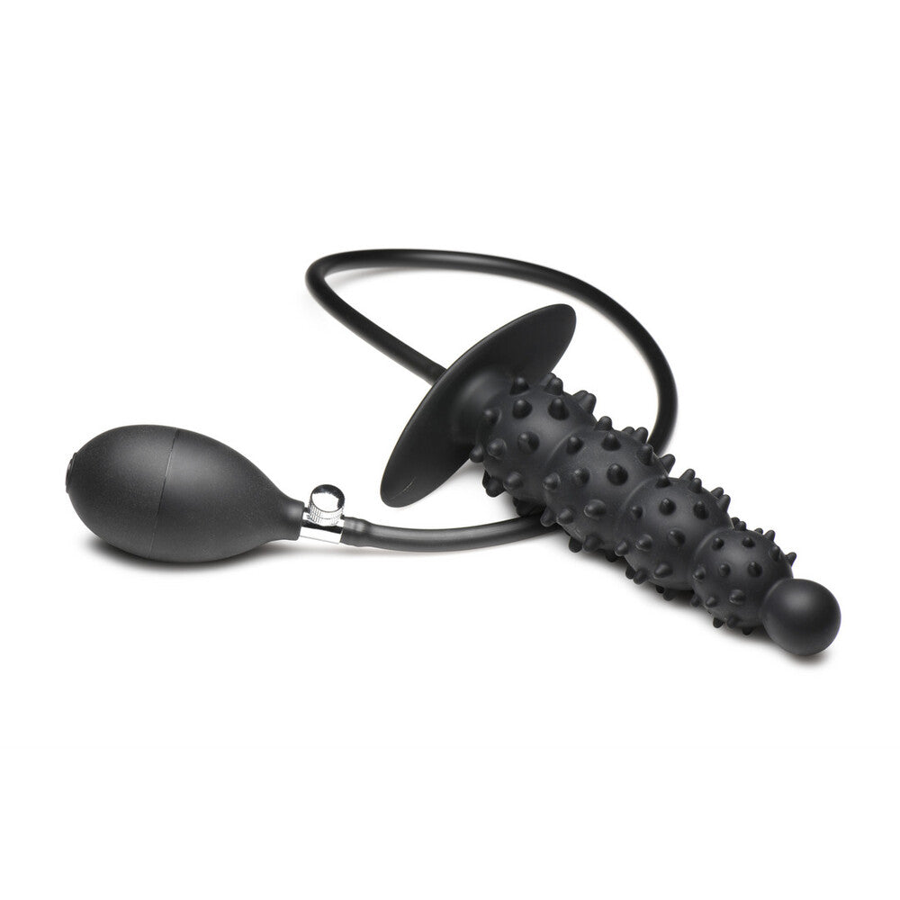 Inflatable Nubbed Anal Plug with Quick-Release Valve – Stretch & Stimulate