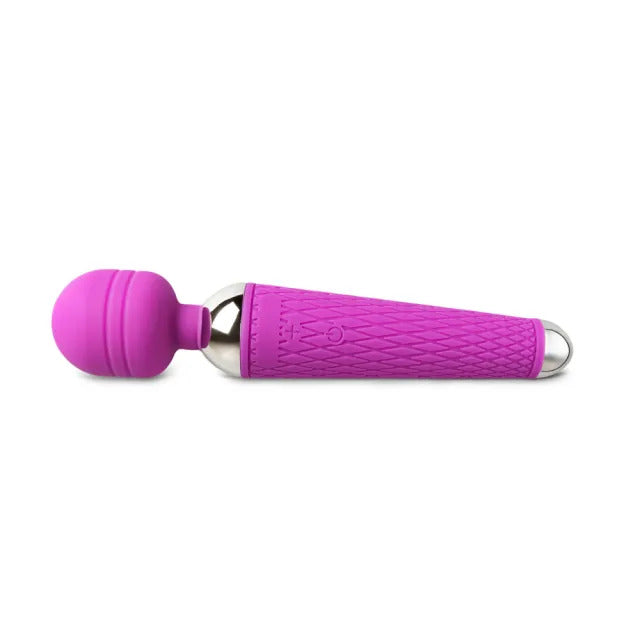 10-Speed Rechargeable Purple Magic Wand Vibrator – Powerful Clit Massager for Women