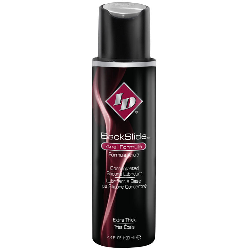 ID BackSlide Anal Formula Lubricant 130ml – Silicone-Based Anal Lube