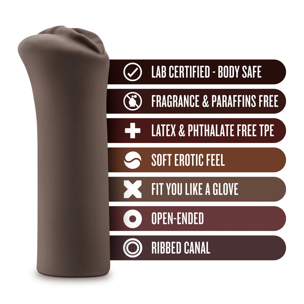 Hot Chocolate Nicole’s Kitty Vagina Masturbator – Soft & Ribbed Tunnel