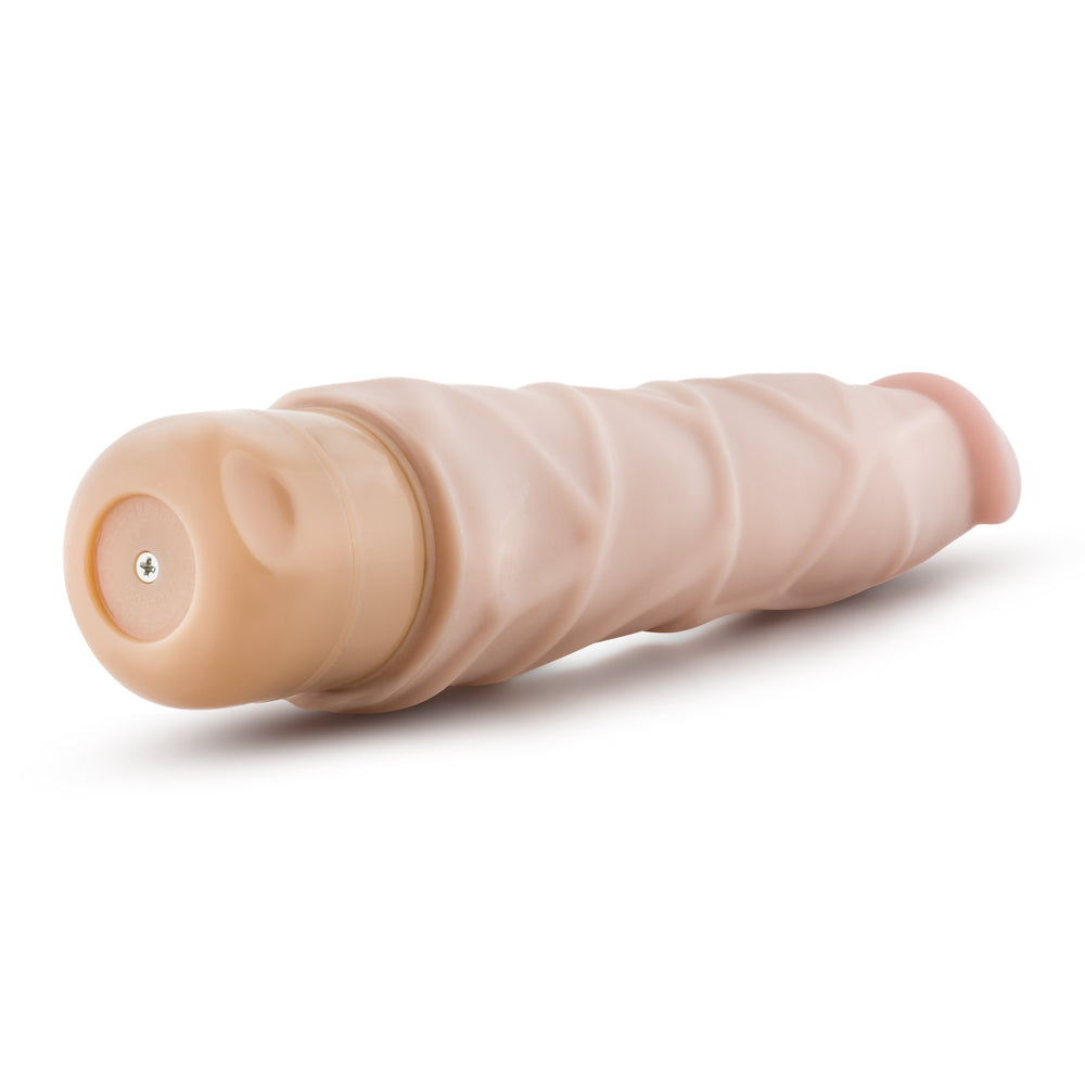 Dr Skin 9 Inch Realistic Vibrating Cock Vibe Number 1 – Flesh Pink