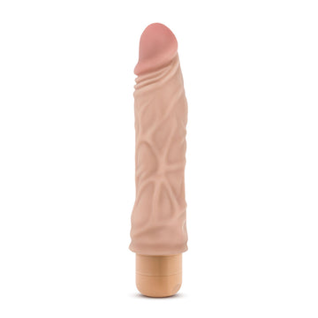 Dr Skin Cock Vibe 10 – 8.5" Vibrating Realistic Dildo – Flesh Pink