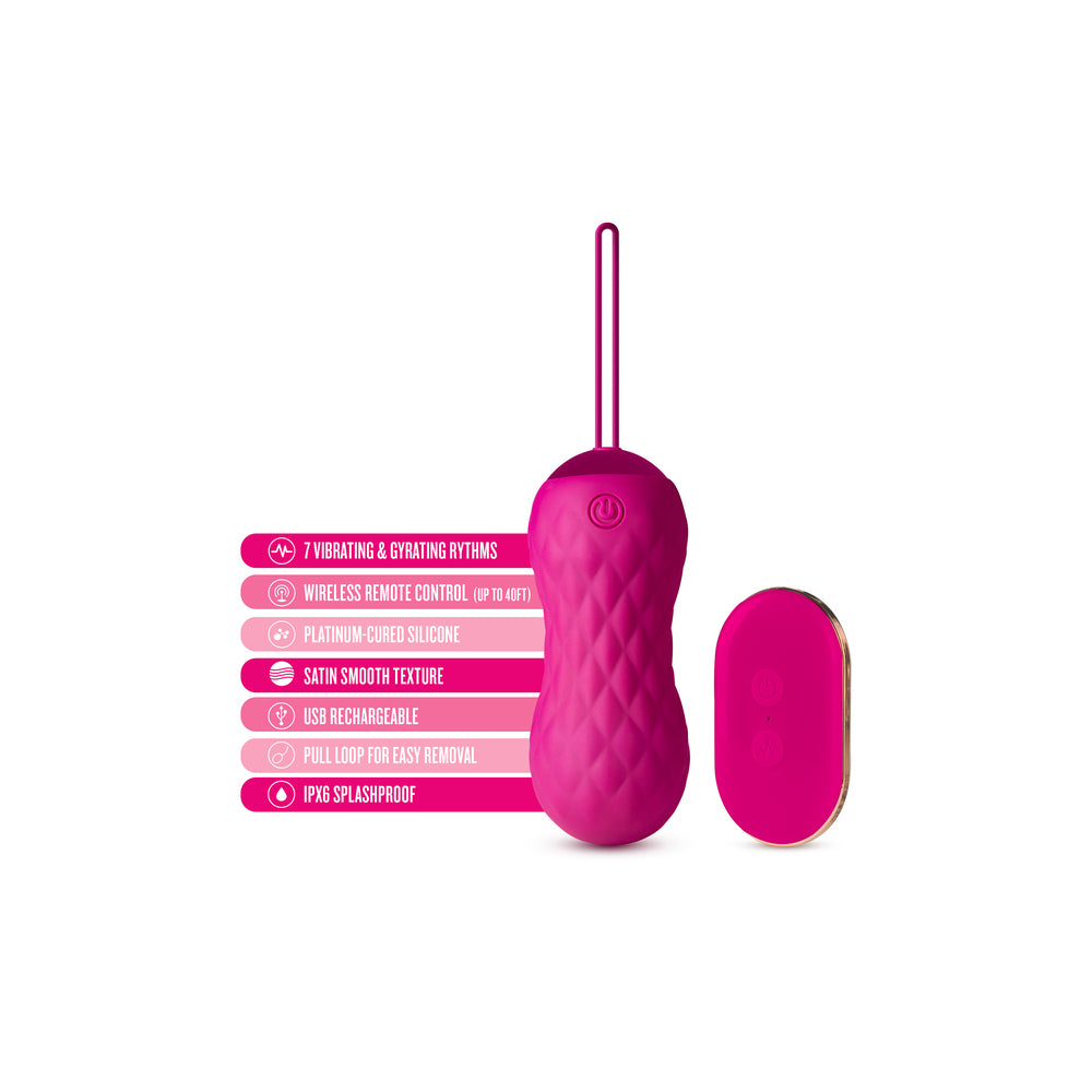Lush Carina Remote-Controlled Gyrating Egg – Wireless & Rechargeable