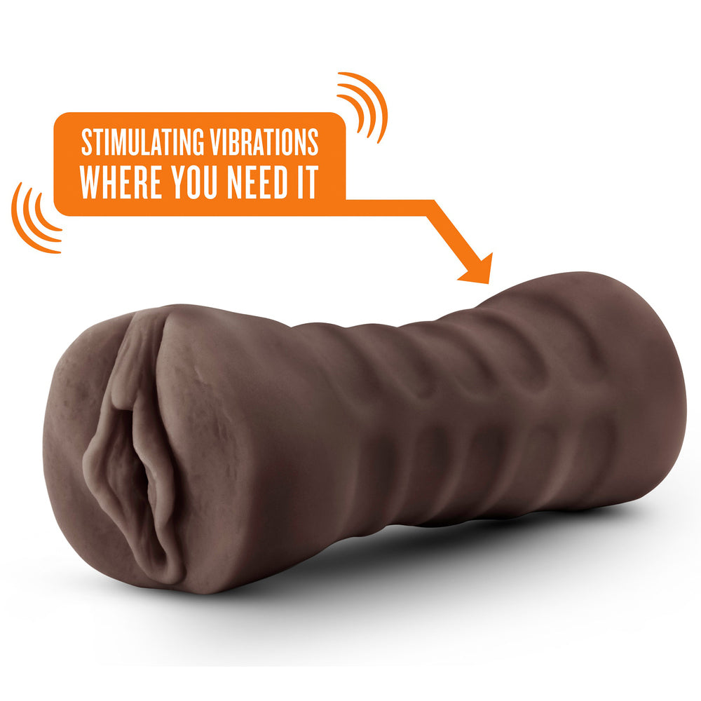 Hot Chocolate Alexis Vagina Vibrating Masturbator – Lifelike & Textured
