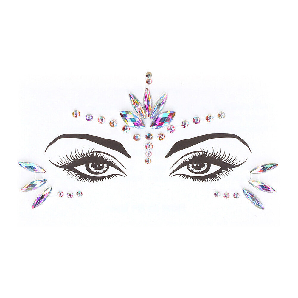Le Desir Dazzling Eye Contact Bling Sticker – Reusable Festival Face Jewellery