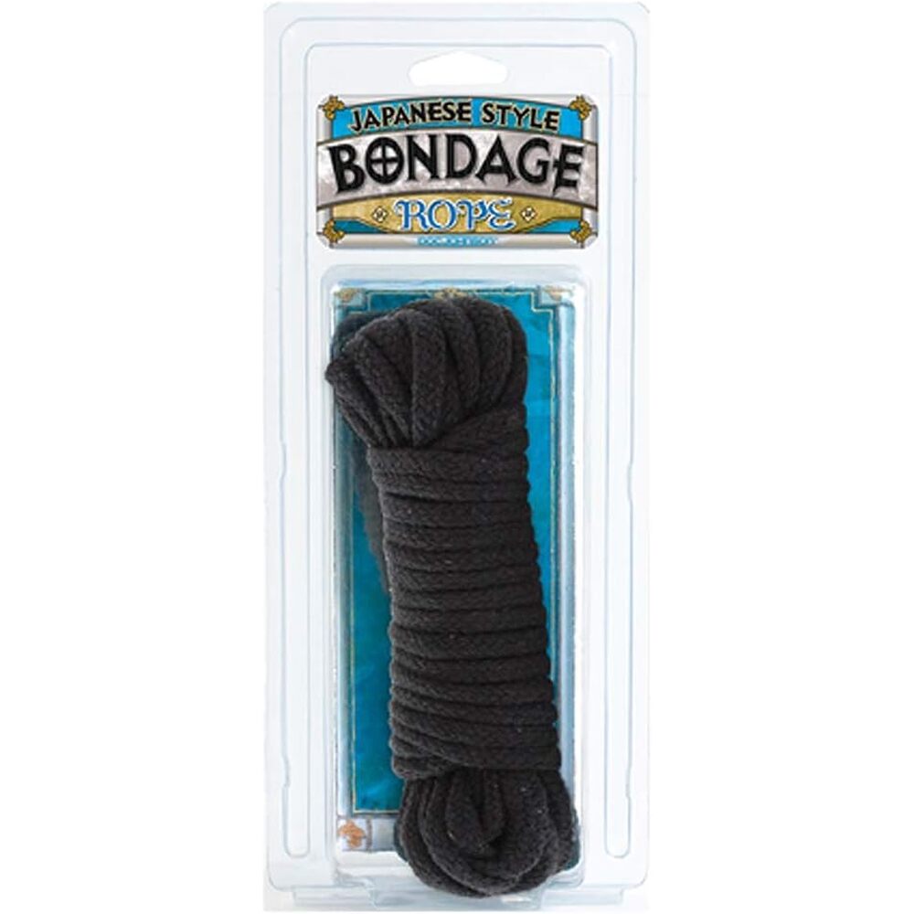 Japanese Style Soft Cotton Bondage Rope – 10 Meters Black