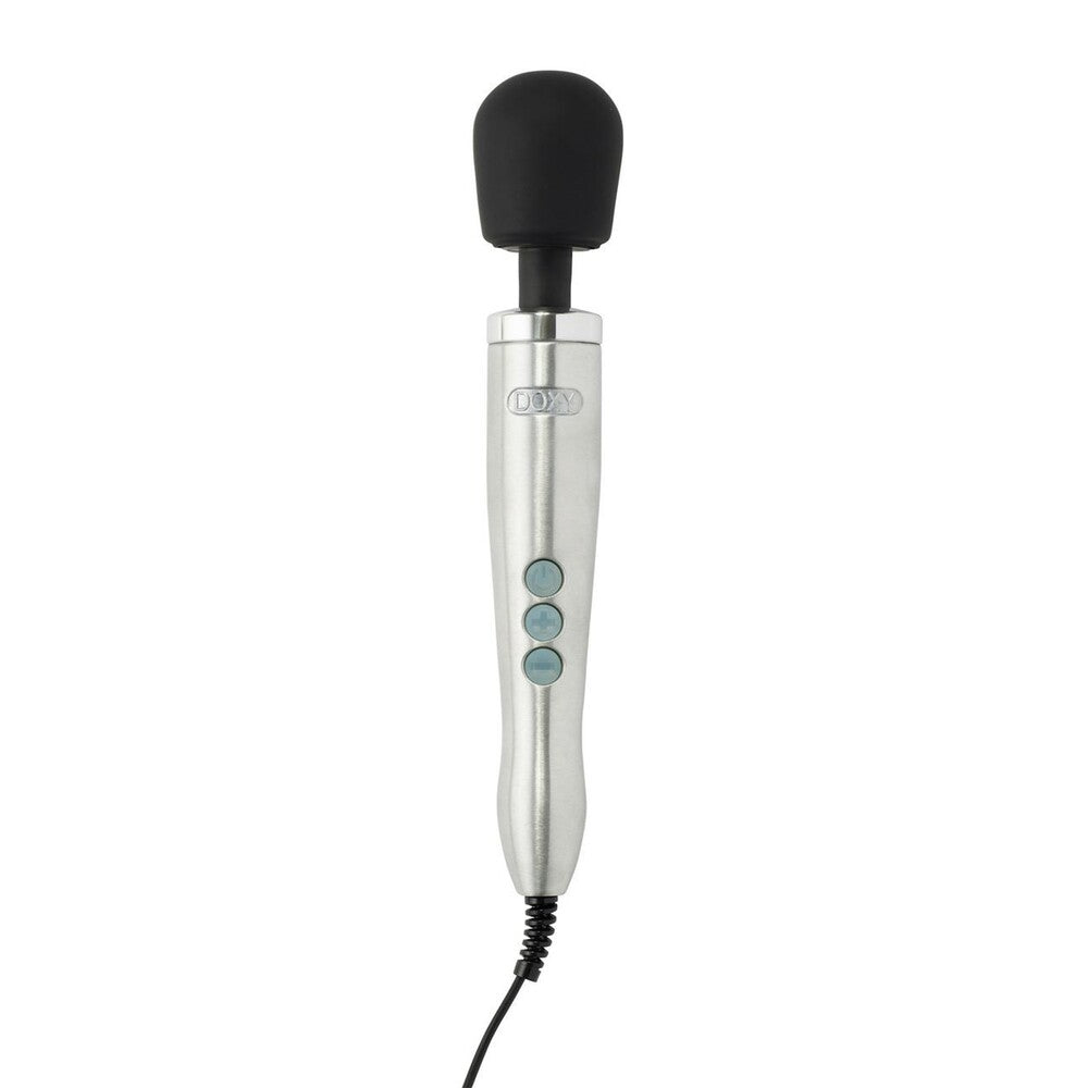 Doxy Die Cast Wand Massager with UK Plug – Silver