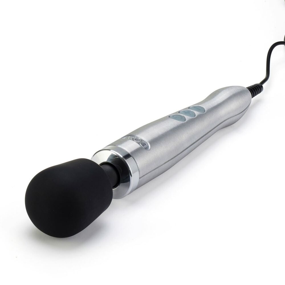 Doxy Die Cast Wand Massager with UK Plug – Silver