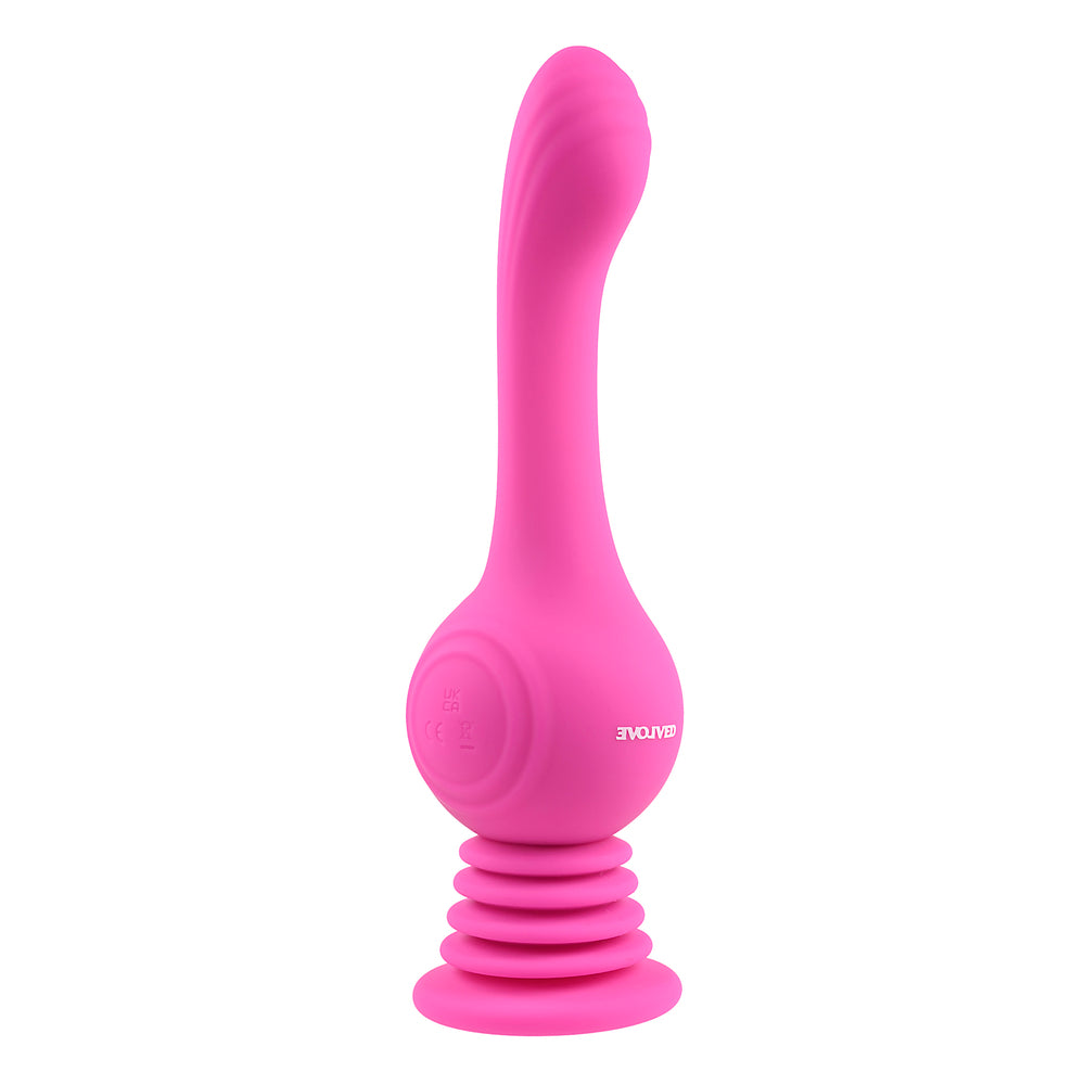 Evolved Gyro Vibe – High-Intensity Gyrating G-Spot Vibrator with Suction Base