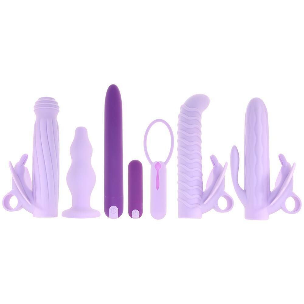Evolved Lilac Desires 7-Piece Rechargeable Butterfly Vibe Kit – Versatile Pleasure Set