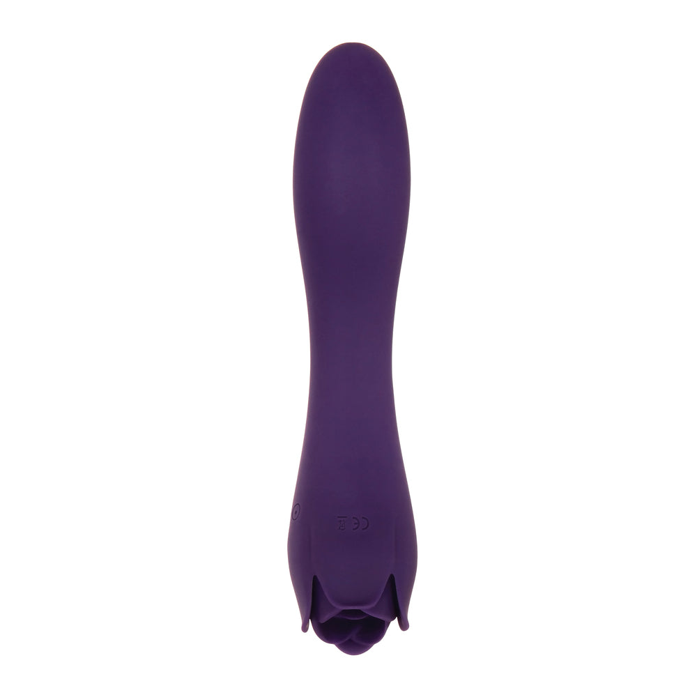 Thorny Rose Dual End Massager – 9-Speed Vibrations & Tongue Flicker – Waterproof