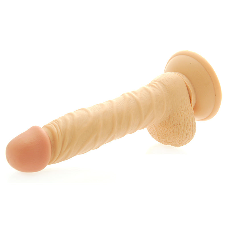 8-Inch Realistic Dildo with Balls – Lifelike Suction Dong