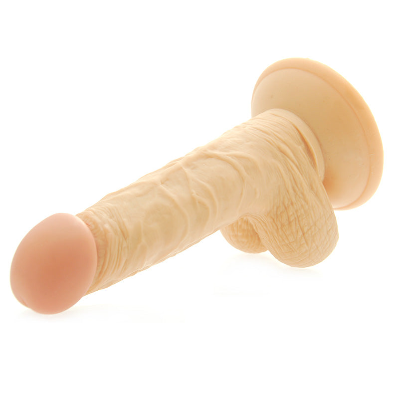 6-Inch Realistic Dildo with Balls – Lifelike Flexible Dong for Penetration Play