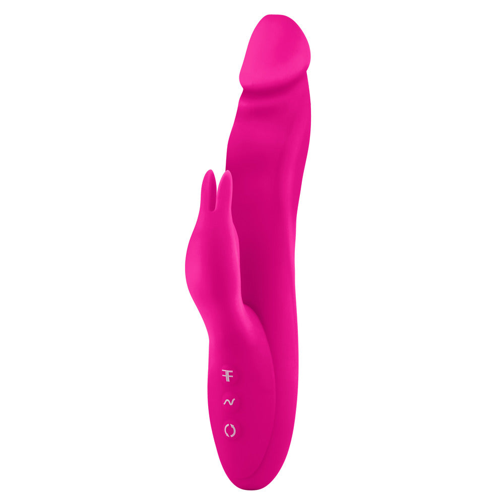 FemmeFunn Booster Rabbit Vibrator – 360° Rotating Dual Motors, 7 Vibration Modes