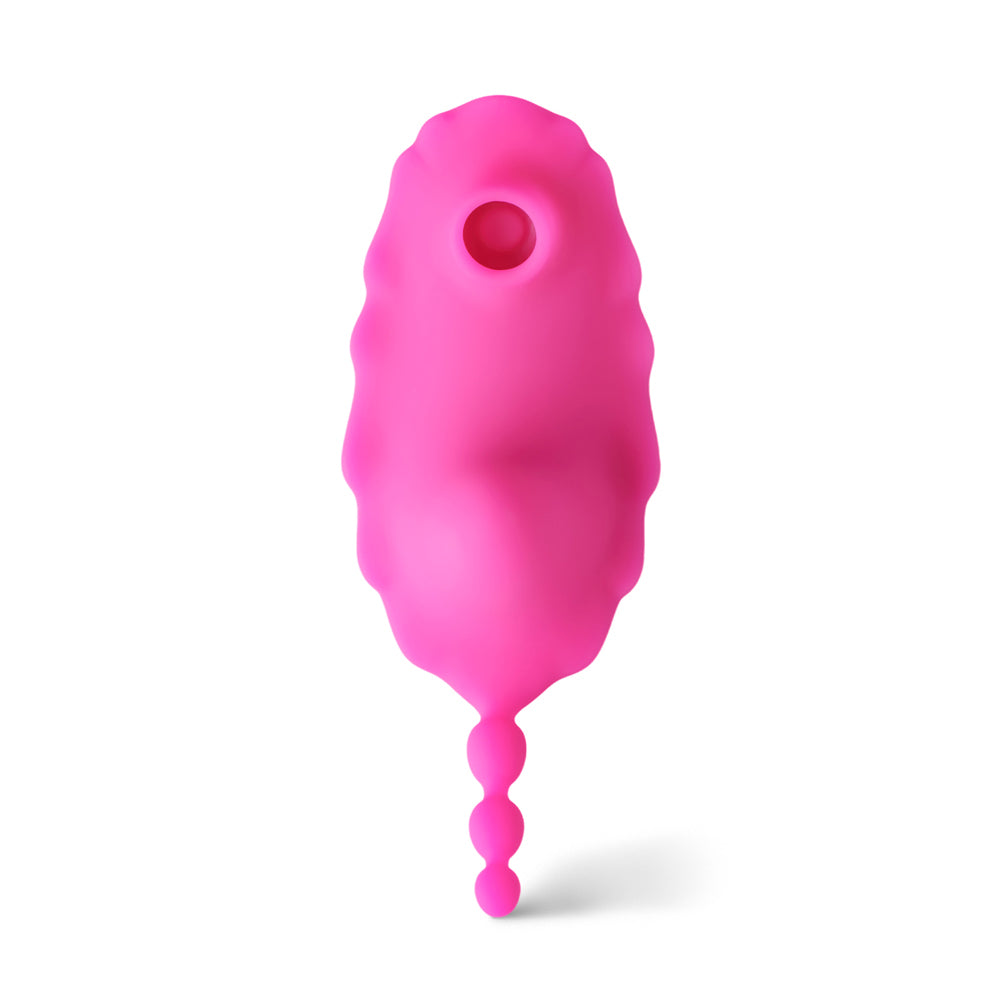 App-Controlled 9-Speed Sucking Clitoral Vibrator – Pink