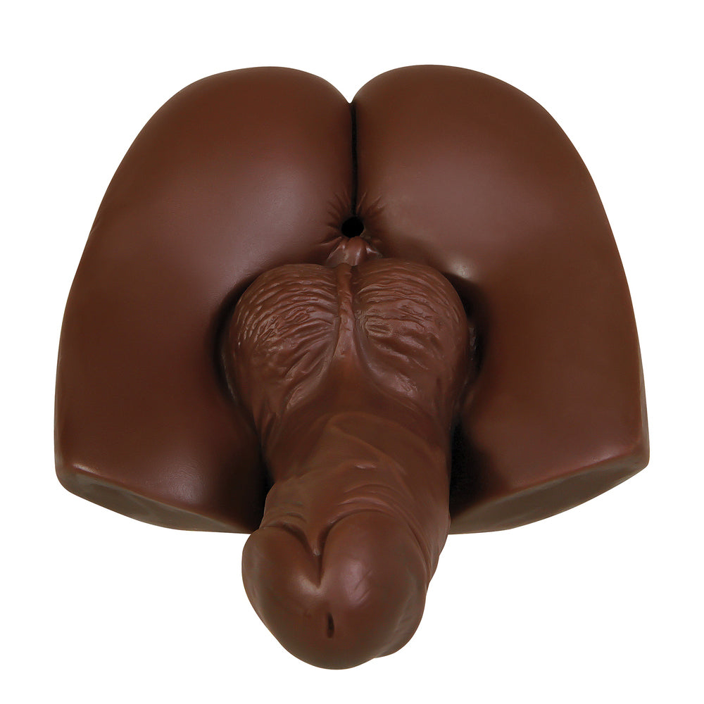 Gender X Back Door Bash Masturbator – Flesh Brown Textured Male Toy