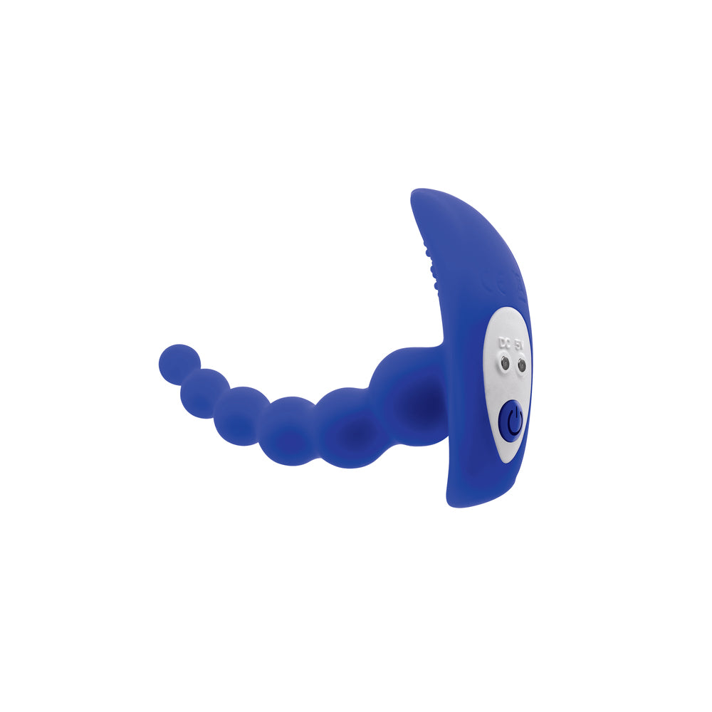 Gender X Beaded Pleasure Vibrator with Remote – 10 Speeds, USB Rechargeable
