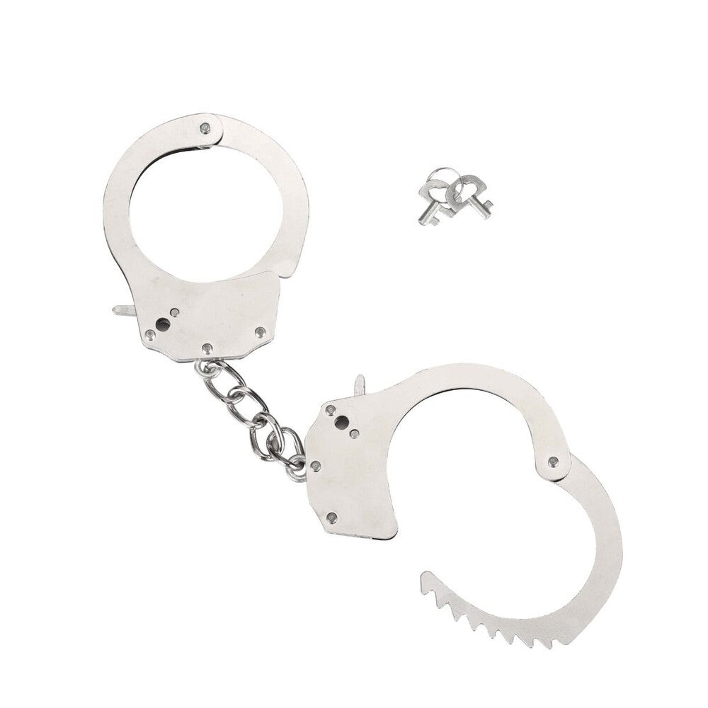 Me You Us Heavy Metal Handcuffs – Deluxe Stainless Steel Restraints