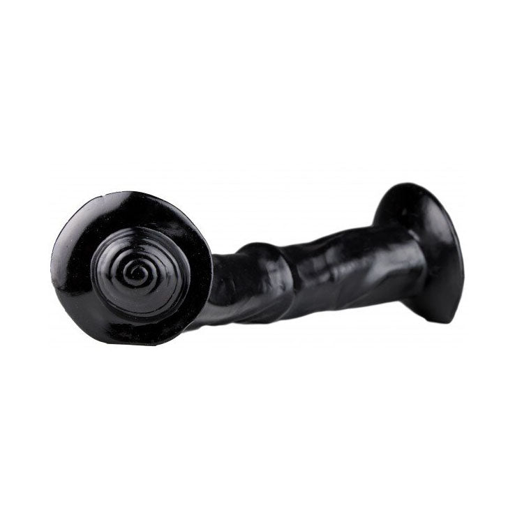 Animhole Zebra Dildo – 14 Inch Veined Vinyl with Suction Cup