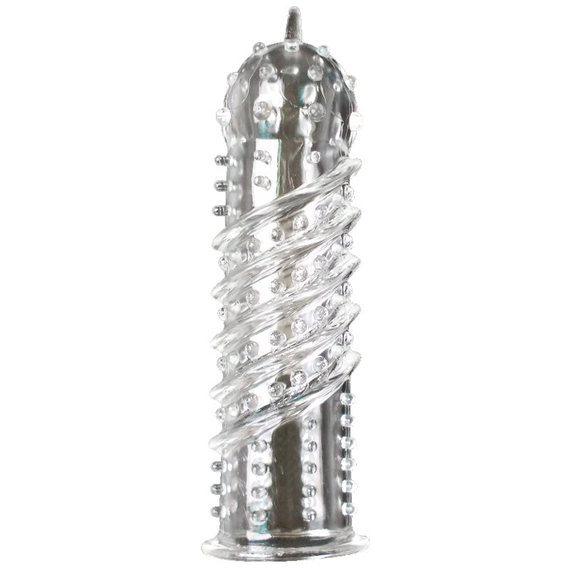 Clear Textured Orgasma Penis Sleeve – Adds Girth & Sensation