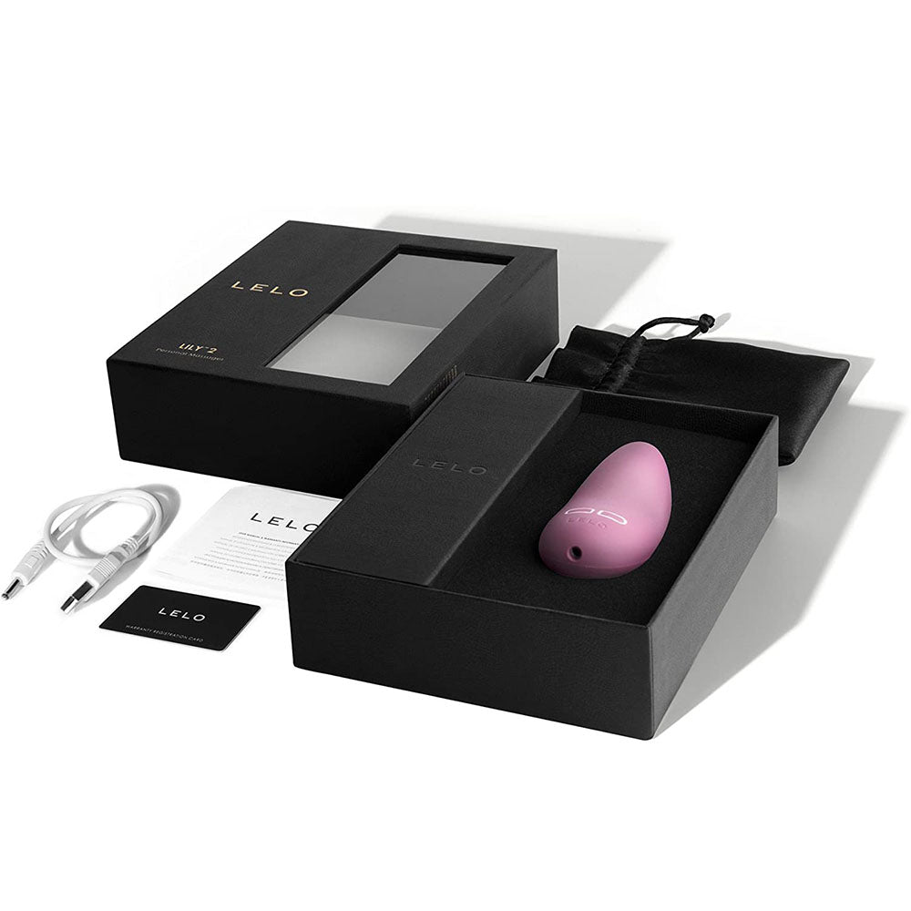 Lelo Lily 2 Rechargeable Clitoral Vibrator – Pink Rose & Wisteria