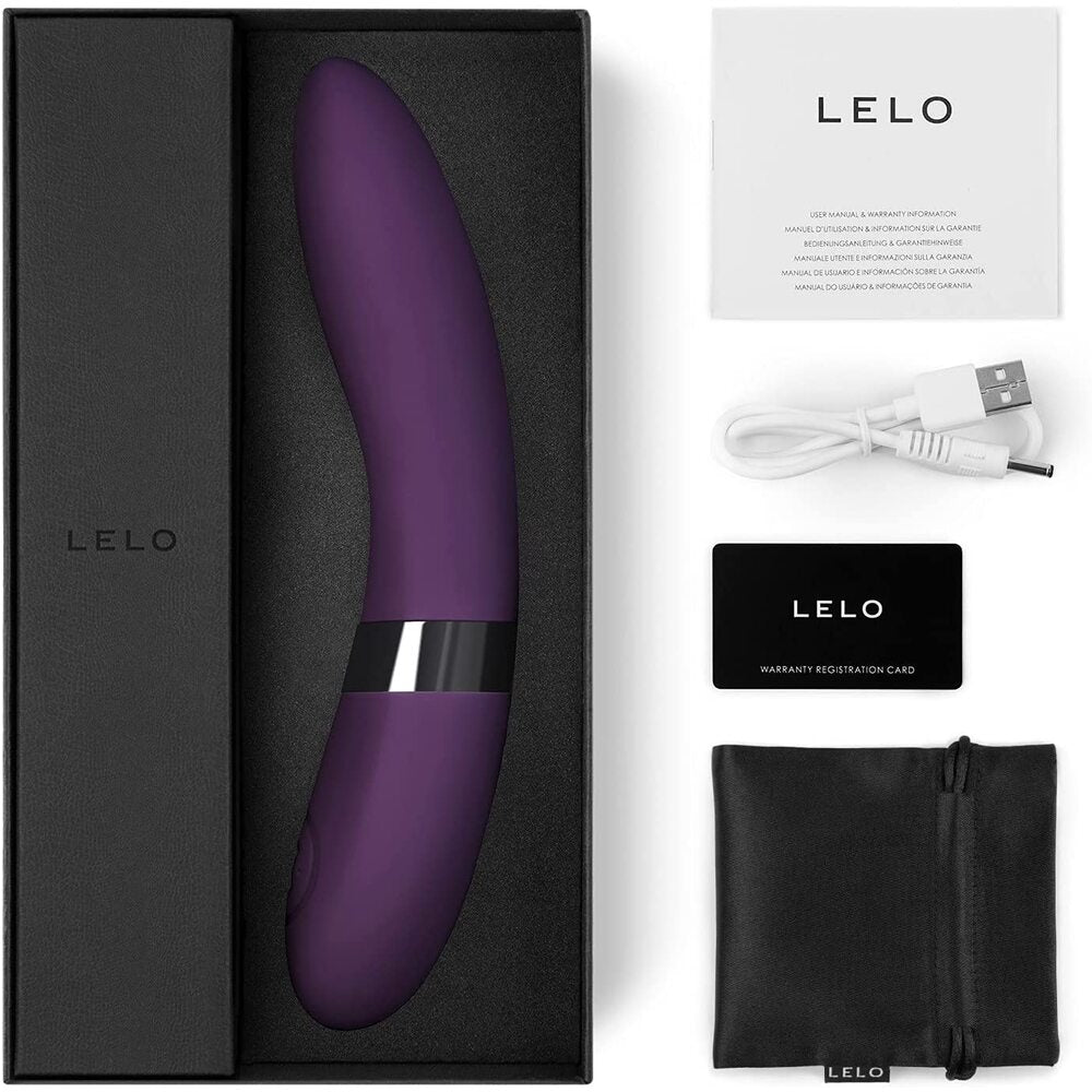 Lelo Elise 2 Dual-Powered G-Spot Vibrator – Plum