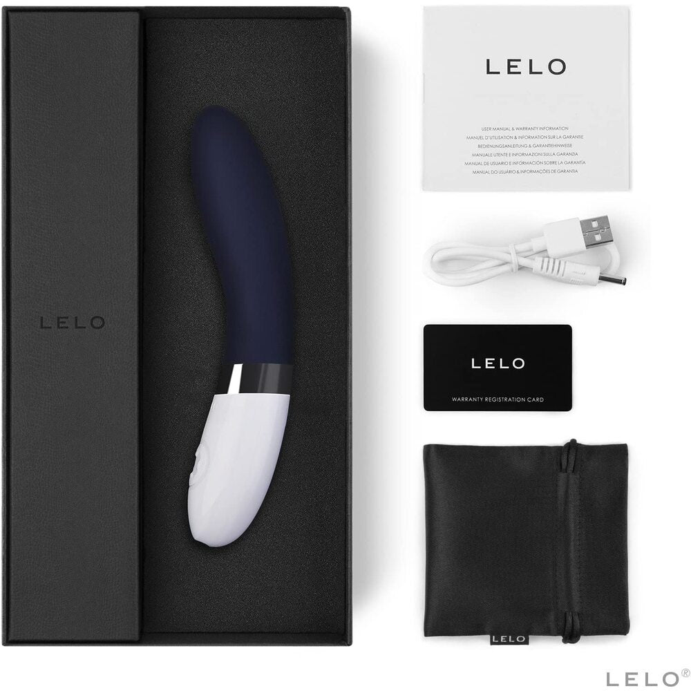 Lelo Liv 2 Ergonomic G-Spot Vibrator with 8 Modes – Blue