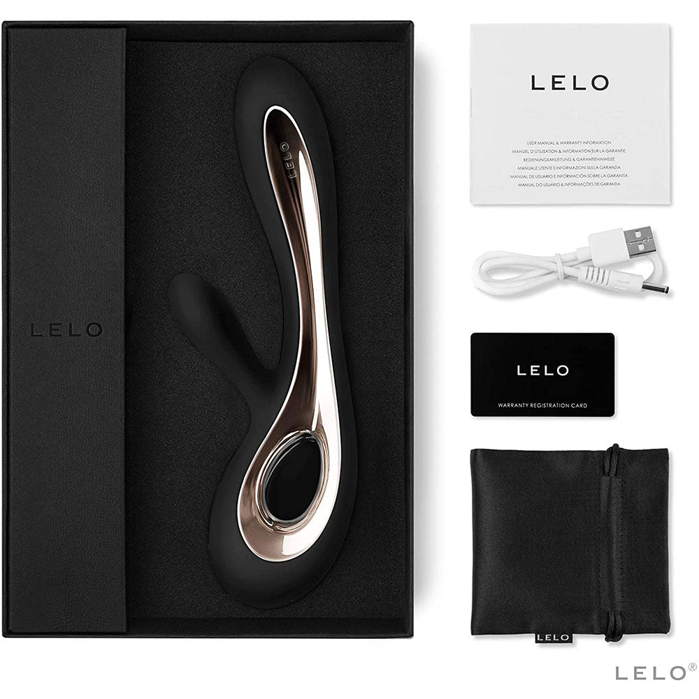 Lelo Soraya 2 Black Dual Rabbit Vibrator – 12 Powerful Modes